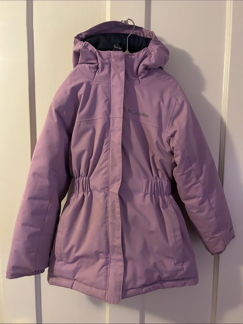 Columbia Girls Lavender Hooded Puffer Coat